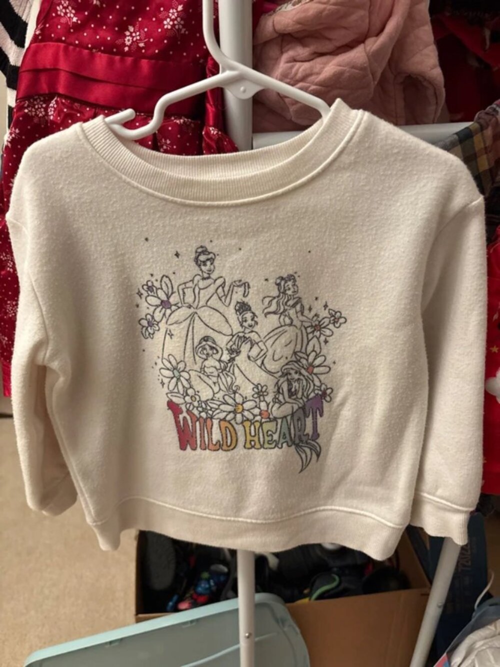 2T Disney princess sweatshirt